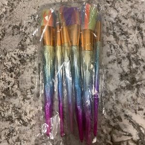 13 piece unicorn make up brush set